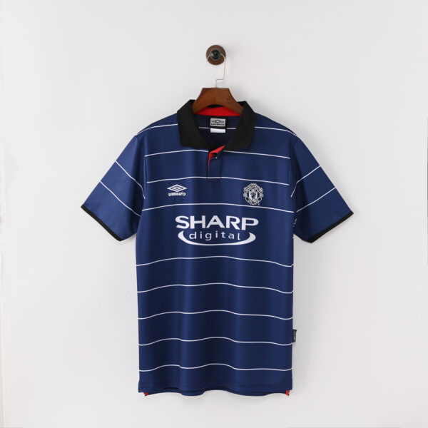 14431cfe Retro Man Utd Umbro Mens 1999/00 Away Jersey