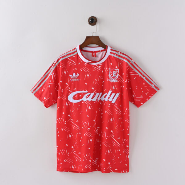 c4f70190 Retro Liverpool Adidas Mens 1989/90 Home Jersey
