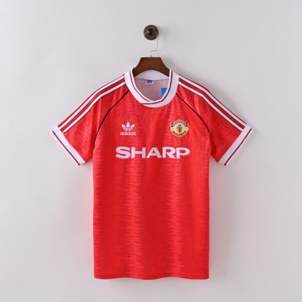 2f98e704 Retro Man Utd Adidas Mens 1991/92 Home Jersey