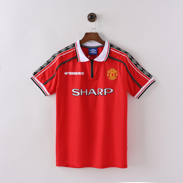 3ff150a7 Retro Man Utd Umbro Mens 1998/99 Home Jersey