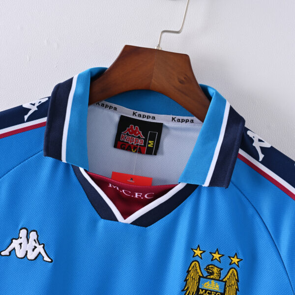 4a235644 Retro Man City Kappa Mens 1997 Home Jersey
