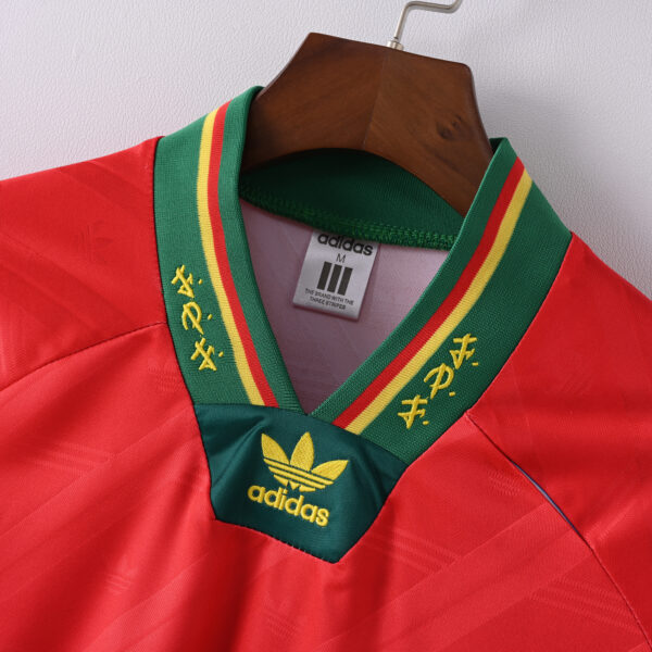 5388588b Retro Portugal 1992 Adidas Home Jersey