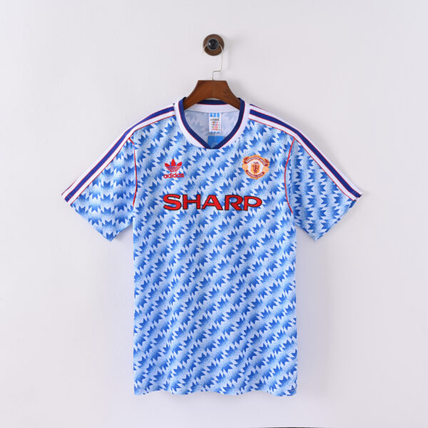 57b80a2e Retro Man Utd Adidas Mens 1990/92 Away Jersey