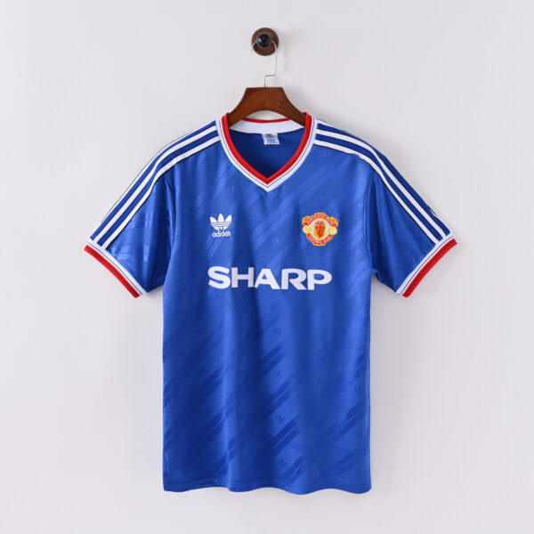 7bcb3980 Retro Man Utd Adidas Mens 1986 Away Jersey