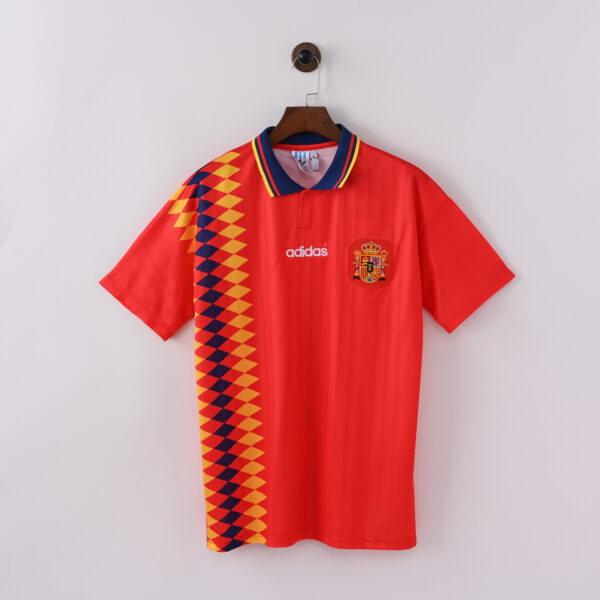 9d02cce5 Retro Spain Adidas Mens 1994 Home Jersey
