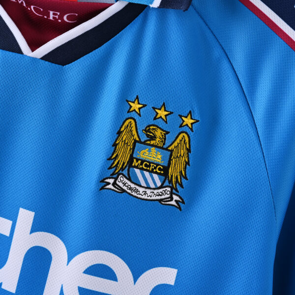 b9ba0e4b Retro Man City Kappa Mens 1997 Home Jersey