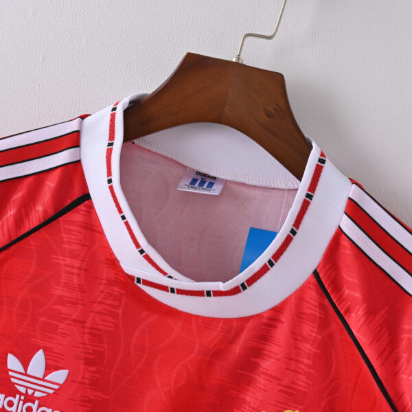 dbd04681 Retro Man Utd Adidas Mens 1991/92 Home Jersey