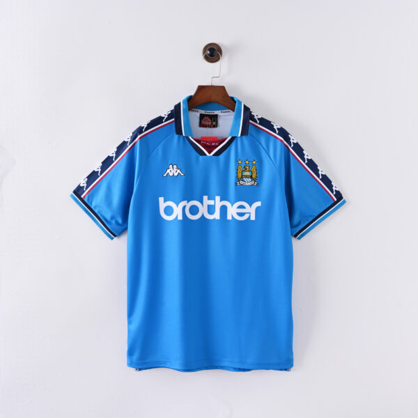 e4629978 Retro Man City Kappa Mens 1997 Home Jersey