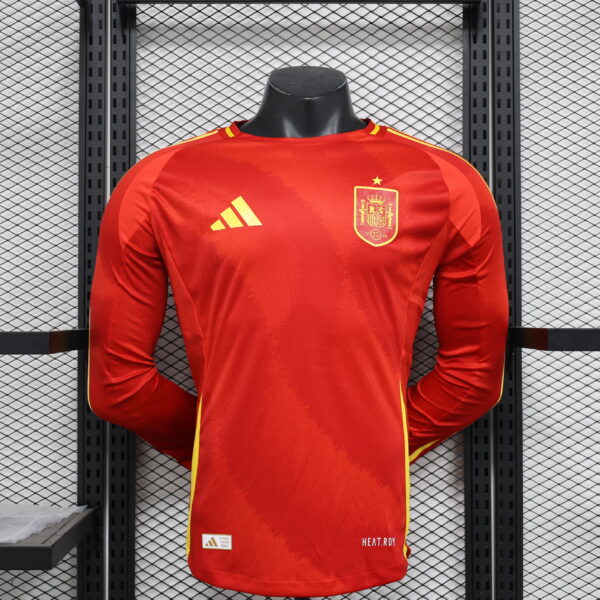 e62d985c Spain Adidas Mens 24/25 Long-Sleeved Home Jersey
